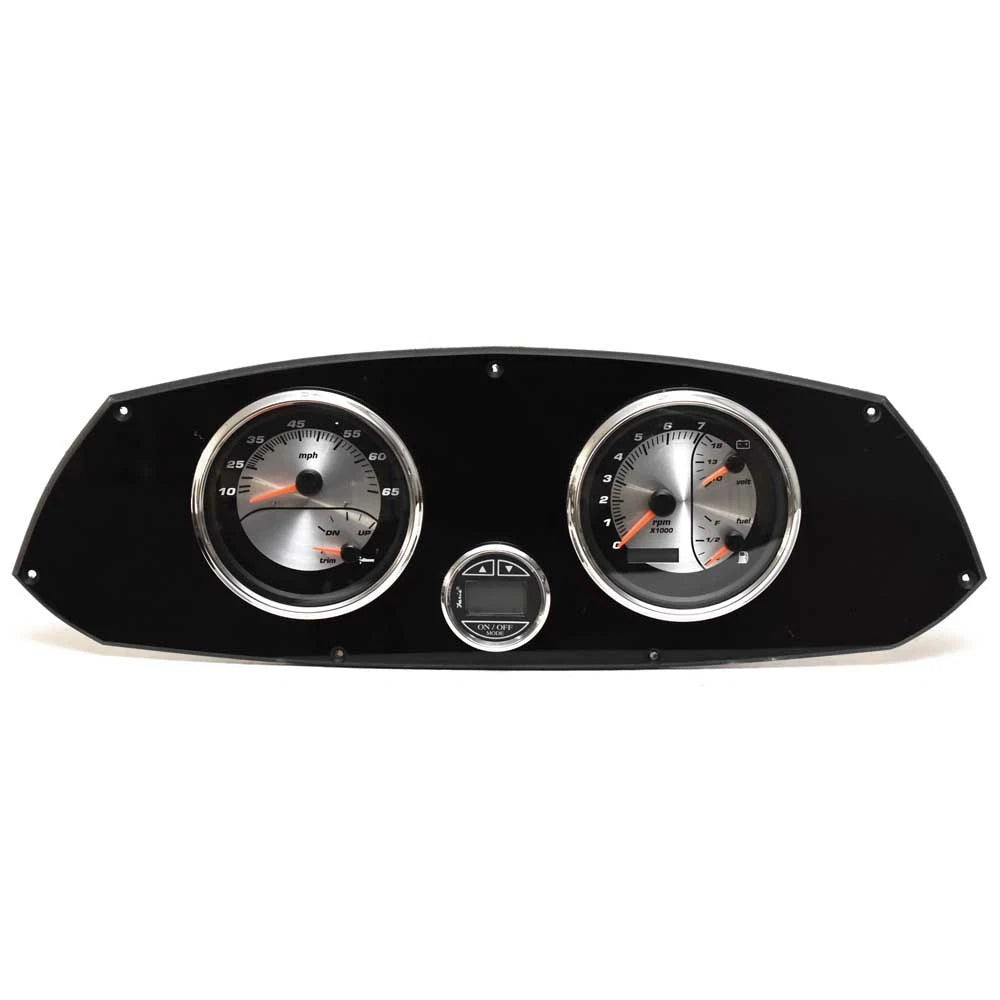 Rinker Boat Dash Panel 5760004 - with Faria Gauges BRP - Suzuki Black