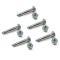 (pack of 5) Shear Pin Bolt & Nut for John Deere 524D, 724D, 826D, 1332DDE Blower