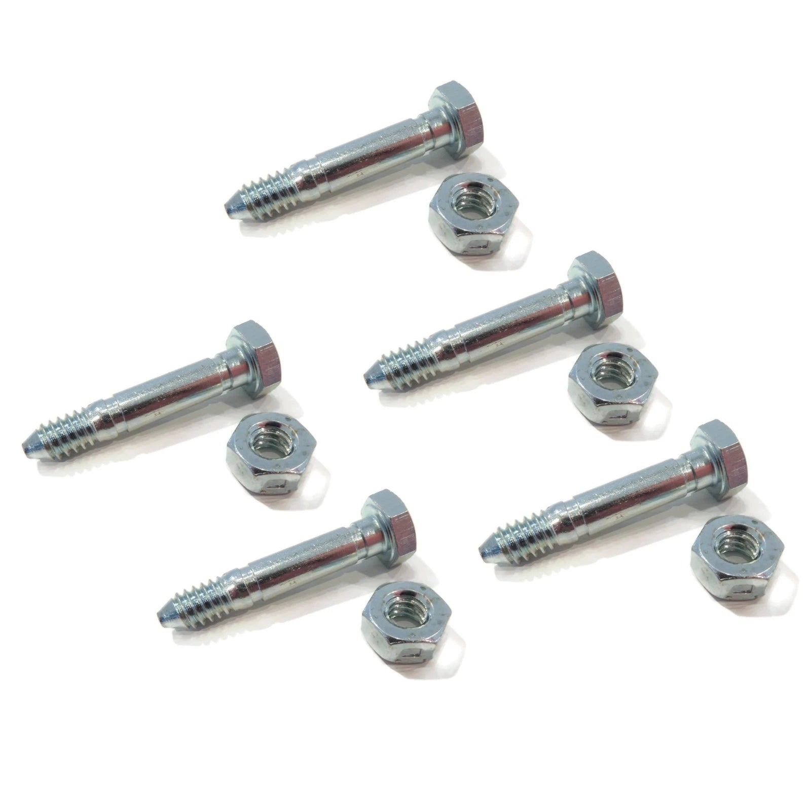 (pack of 5) Shear Pin Bolt & Nut for John Deere 524D, 724D, 826D, 1332DDE Blower