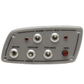 Tahoe Boat Toggle Switch Panel - 1950 Bilge Blower Lights Silver