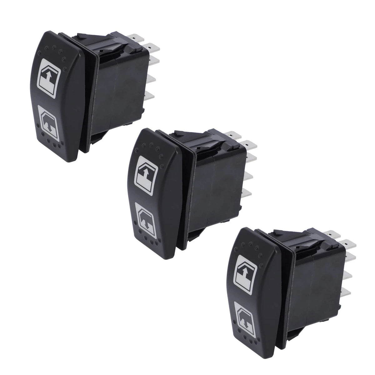 3PCS Left Driver Window Mechanism Switch 705800048 for Can-Am Defender 2018-2020