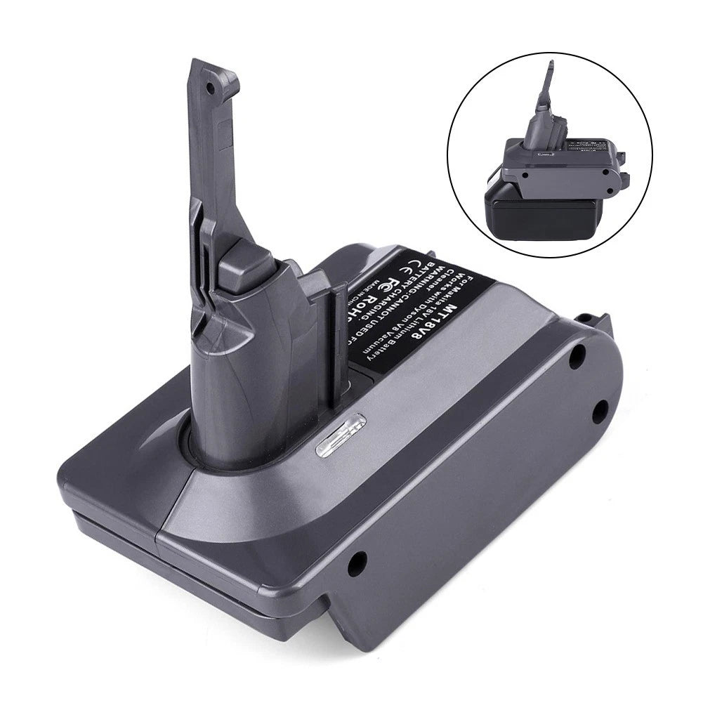 1pcs 8000mAh Accessories Li-ion Battery Converter Replacement Safe Tool