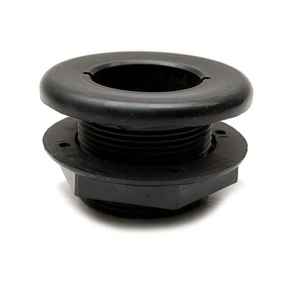 TH Marine Boat Thru Hull Connector Fitting TH-1500C - 1 3/4 Inch Black