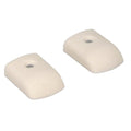 Boat Rub Rail End Cap - 5/8 Inch Off White Plastic (pair)