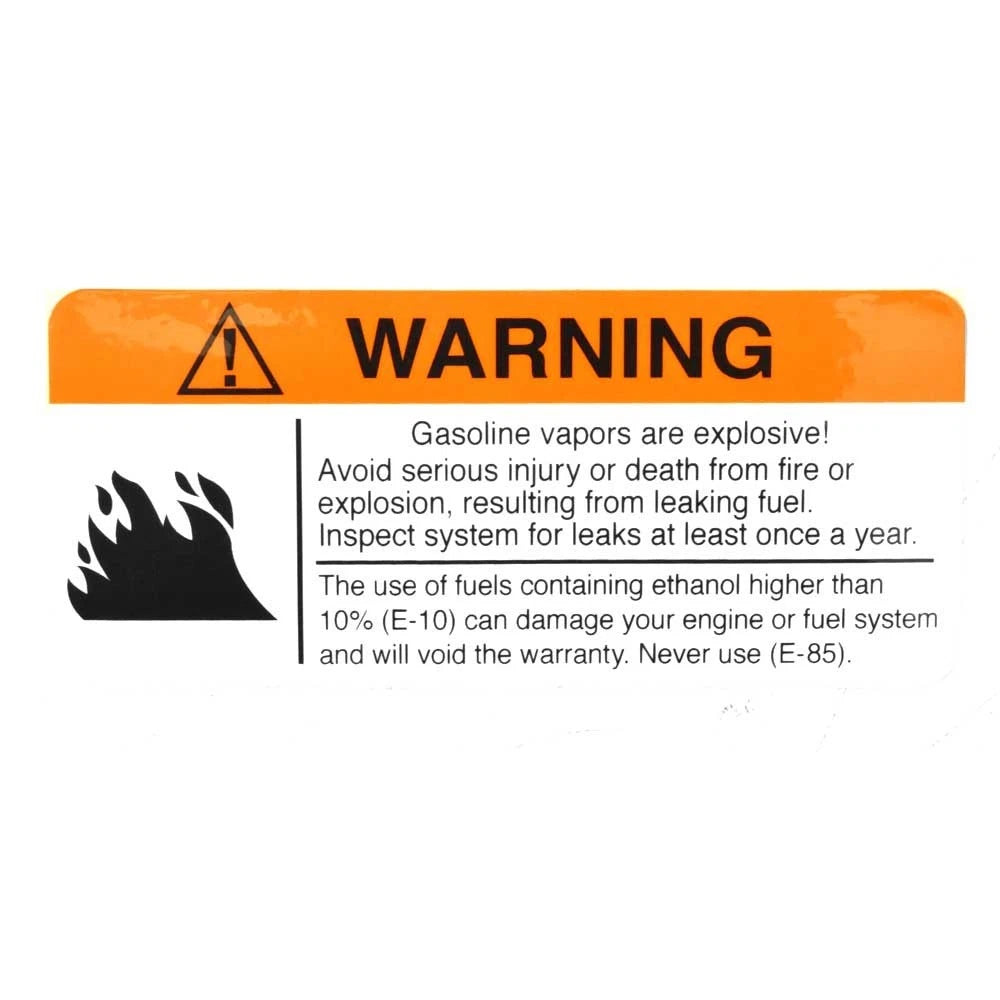Boat Warning Label Decal 1987710 - Gasoline Vapors Sticker