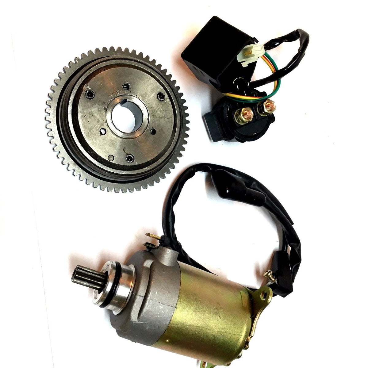 EAGLE REDCAT 125CC 150CC STARTER MOTOR DRIVE CLUTCH AND RELAY MOPED ATV
