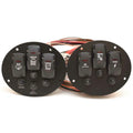 Ranger Boat Switch Panel Set 196837 - Black Gray Plastic (set of 4)