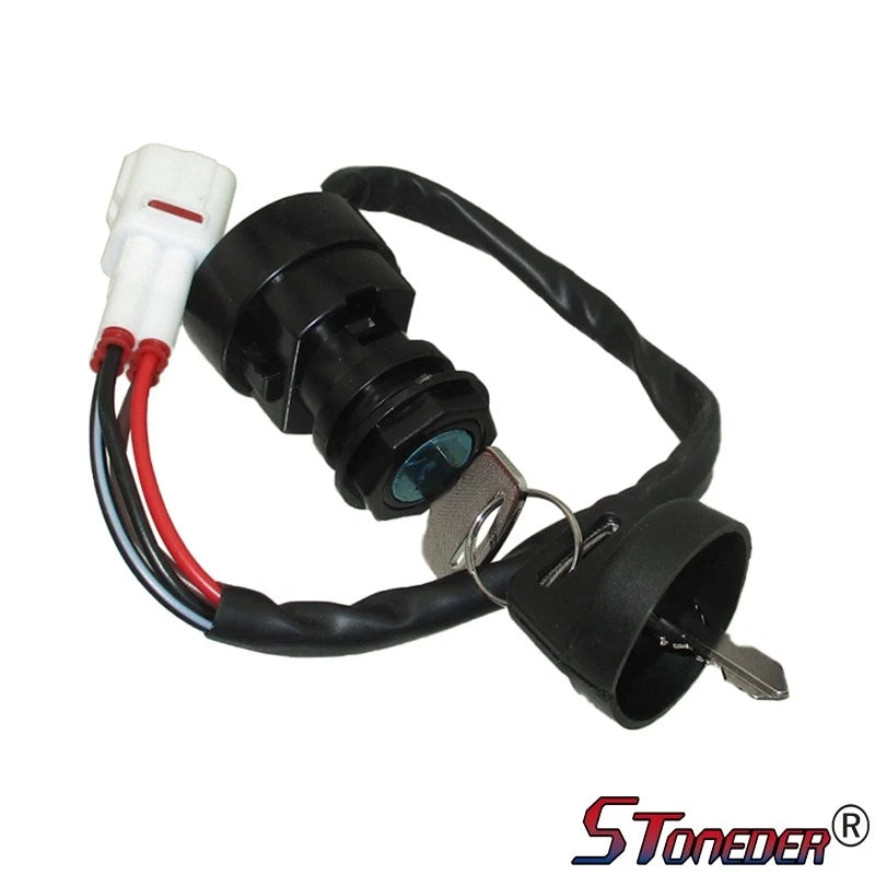 STONEDER Ignition Key Switch for Yamaha ATV Warrior 350 YFM350 1996-2001