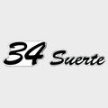 Hydrasports Boat Raised Decal 26052173 - 34 Suerte Silver Black