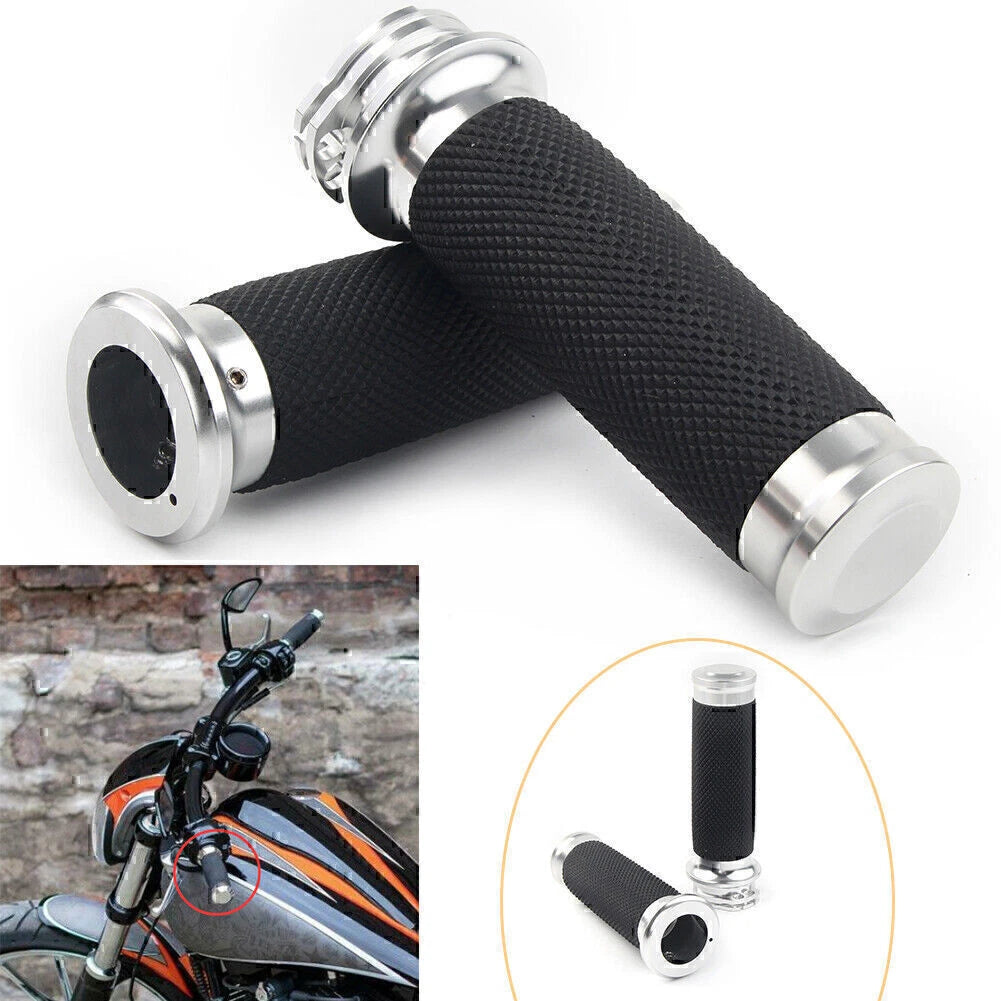 2PCS Handle Bar Hand Grips for Harley Touring Electra Glide Ultra Classic FLHTCU