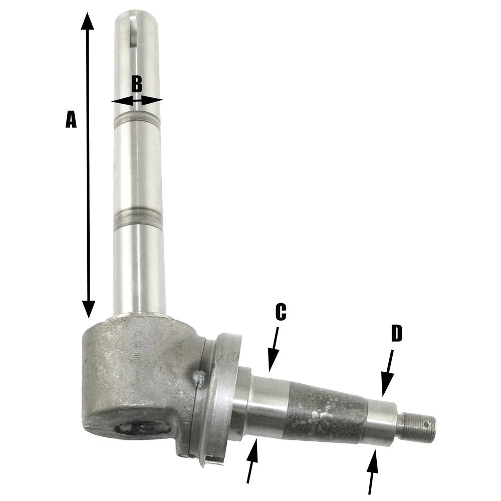 S.74025 Spindle, Rh, 383913R92 Eol Fits Case IH