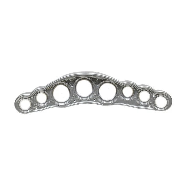 Supra Moomba Boat Gauge Panel - 28 X 6 Inch Silver Plastic