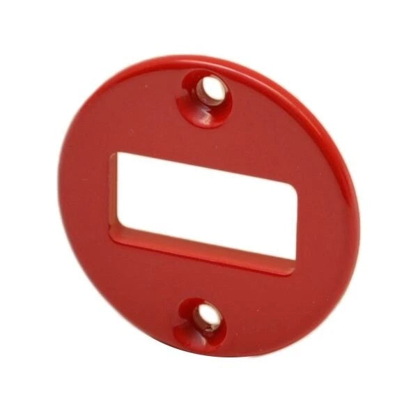 Baja Boat Switch Plate Cover BDPRB - Livorsi with Cutout 1 7/8 Inch Red