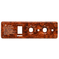 Rinker Boat Blank Dual Ignition Panel - Faux Woodgrain
