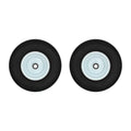 13x6.50-6 Flat Free Wheel with Bearings for Zero Turn Mowers Utility Carts