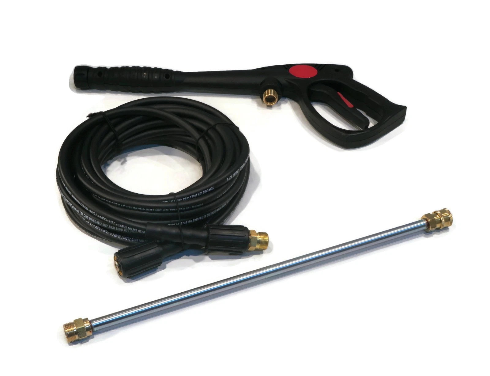 35' Hose, Spray Gun, Wand for Generac, Husky, Ridgid, & Karcher Pressure Washers