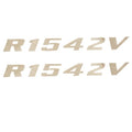 Lowe Roughneck 1542V Boat Decals 1823554 - Ivory Sticker (pair)