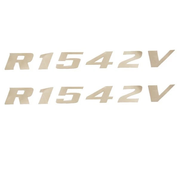Lowe Roughneck 1542V Boat Decals 1823554 - Ivory Sticker (pair)