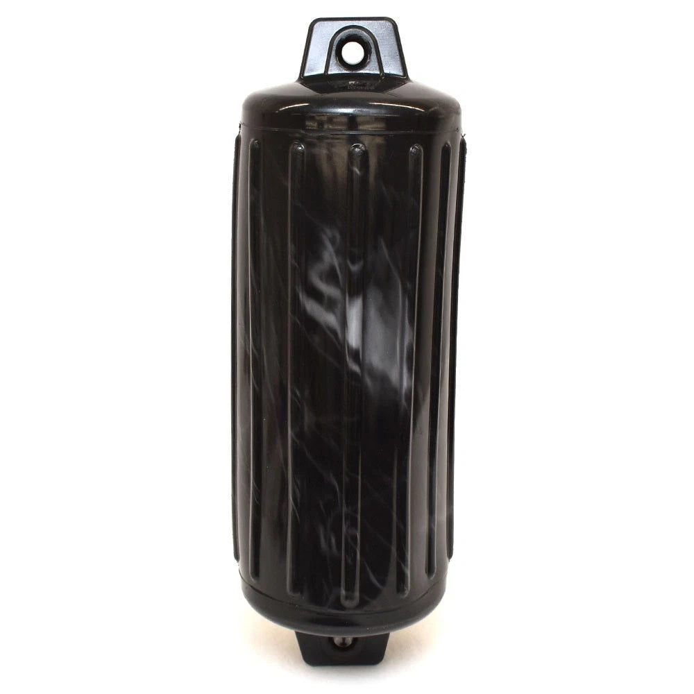 Taylor Made Boat Super Gard Fender - 8.5 X 26 Inch Black - Silver