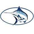 Bayliner Boat Marlin Decal 73419 - STBD 20 X 11 1/2 Inch Blue White