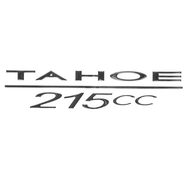 Tracker Boat Decal 138688 - Tahoe 215CC Reflective Silver 14 Inch