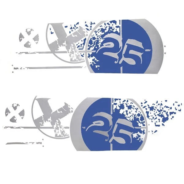 MasterCraft Boat Decal 750275 - 2010 X-25 Bulls Eye Decal (kit)