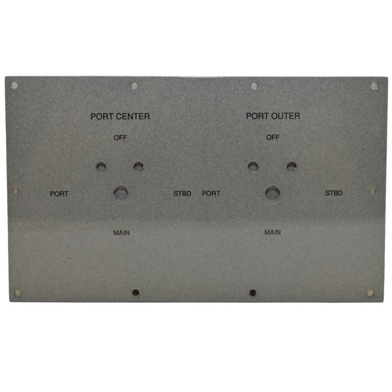 Hydra Sport Boat Blank Ignition Panel HS14223613 - Center Console Gray