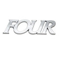 Four Winns Boat Emblem 1309-00016-01 - Chrome Plastic 8 X 2 1/2 Inch