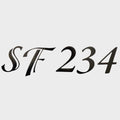 Lowe Boat Model Decal 2027448 - SF 234 Black Sticker