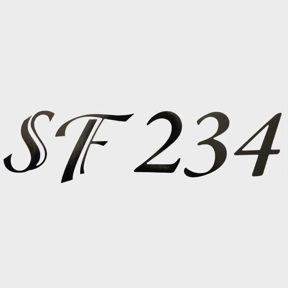 Lowe Boat Model Decal 2027448 - SF 234 Black Sticker