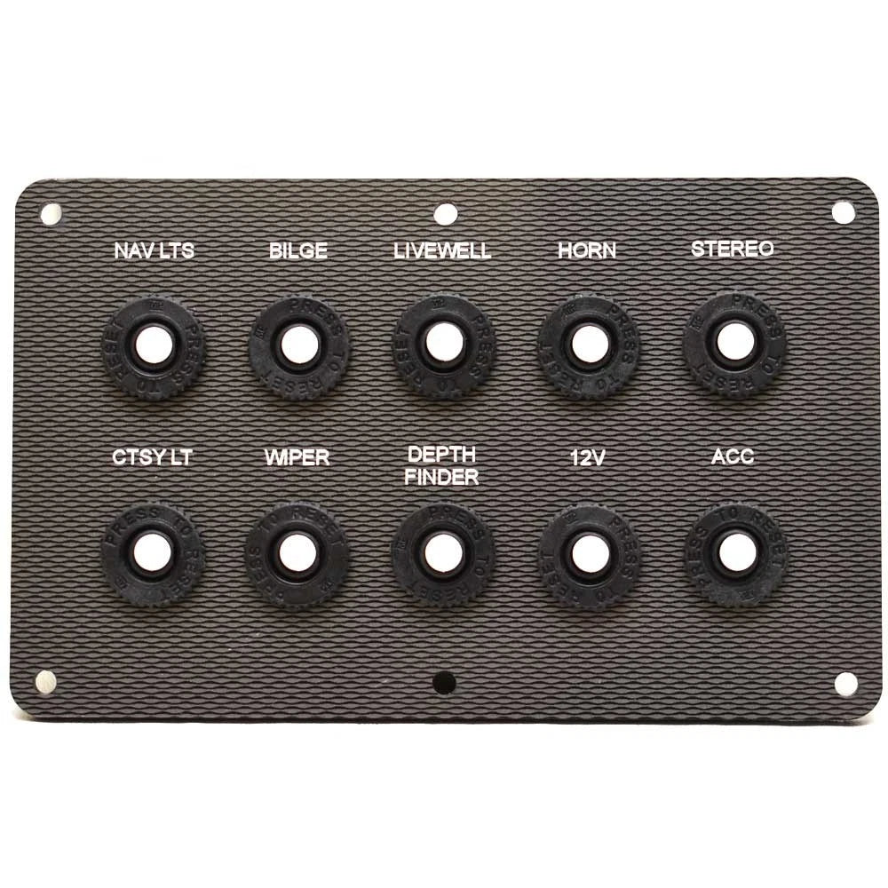 Crestliner Boat Breaker Switch Panel 2083122 - 1850 Commander 6 Inch