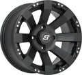 Sedona Spyder Wheel 14x7 4/137 5+2 Offset Satin Black for ATV/UTV