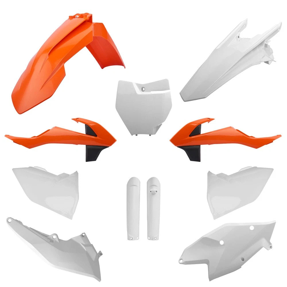 POLISPORT PLASTIC KIT + FORK GUARDS KTM SX/SX-F/XC/XC- F 2016-2018, OEM 16