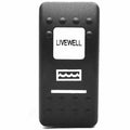 Carling Boat Contura II Rocker Switch Actuator - Livewell Black Cover