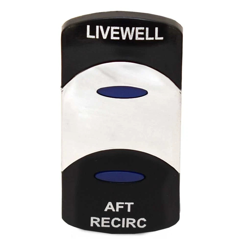 Carling Boat Rocker Switch Cover - Livewell Aft Recirc Black Actuator