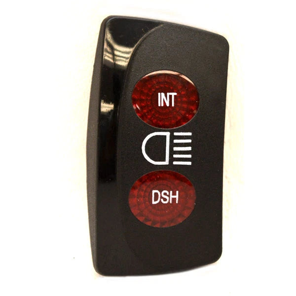 Carling Boat Switch Cover 3951031 - INT - DSH Black Actuator