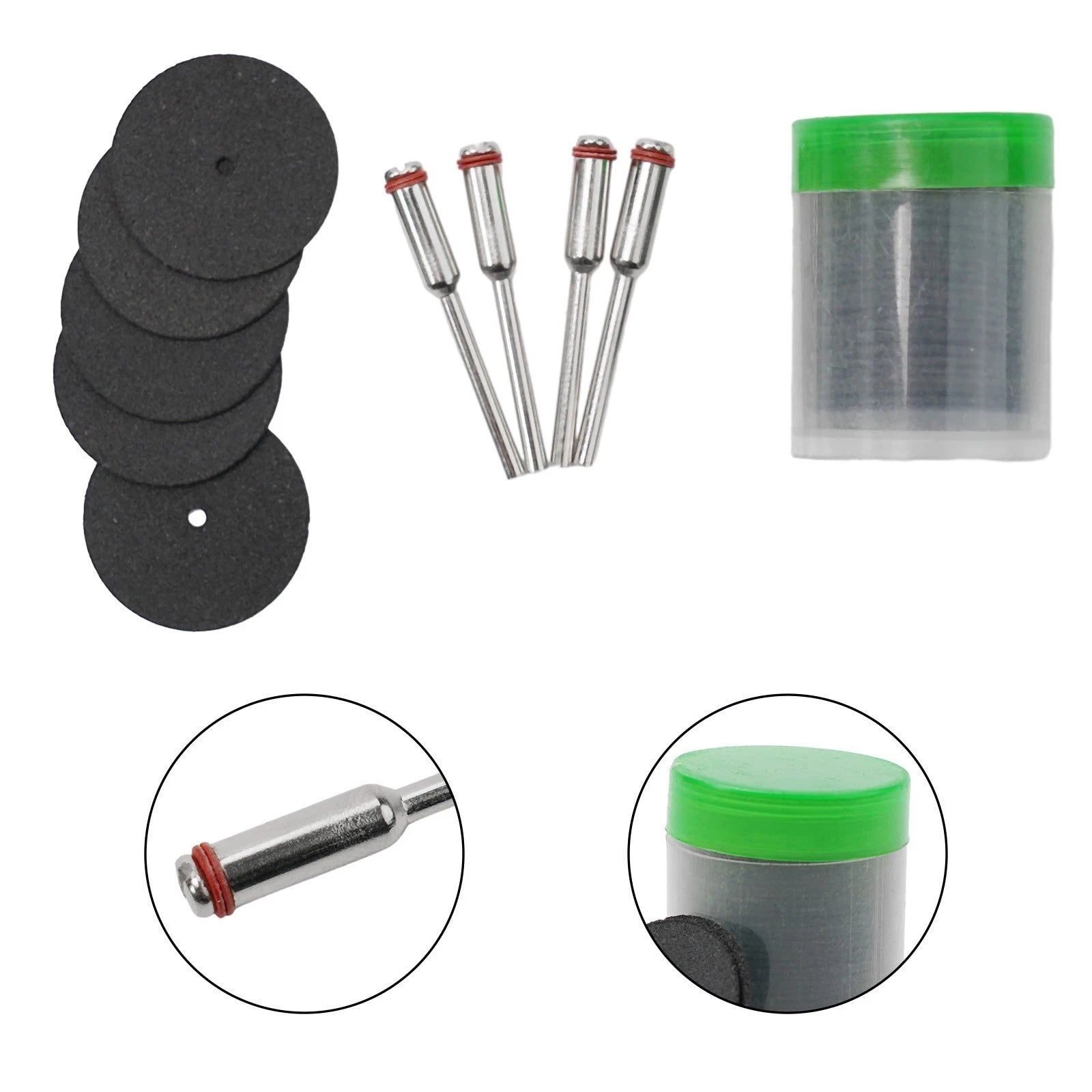 Grinding Wheel Cutting Disc 40pcs/set Black+Silver Circular Saw Blade