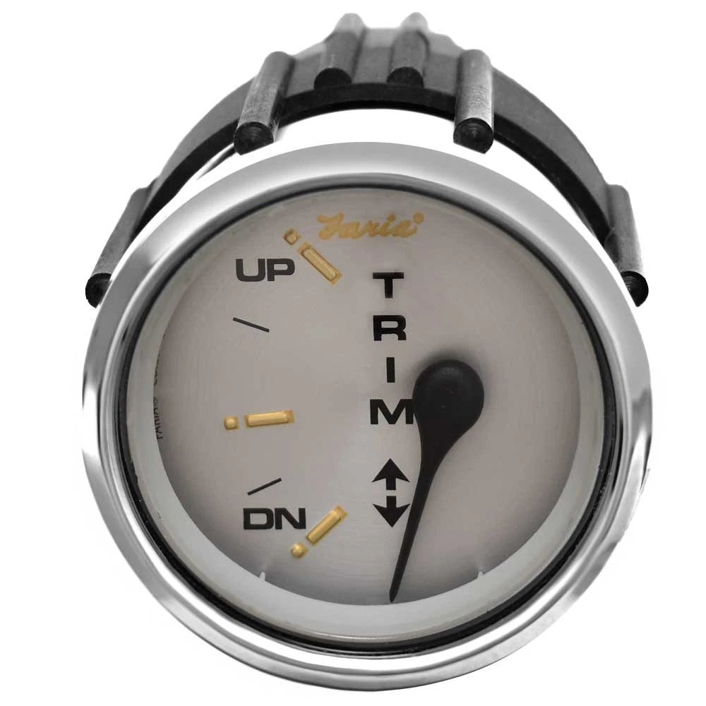 Faria Boat Trim Gauge GP8066A - Kronos Silver 2 Inch Honda