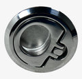 Marine Pull Lift Latch, Face 3 3/8'' Cutout 2 7/8", Non Locking Stainless Steel