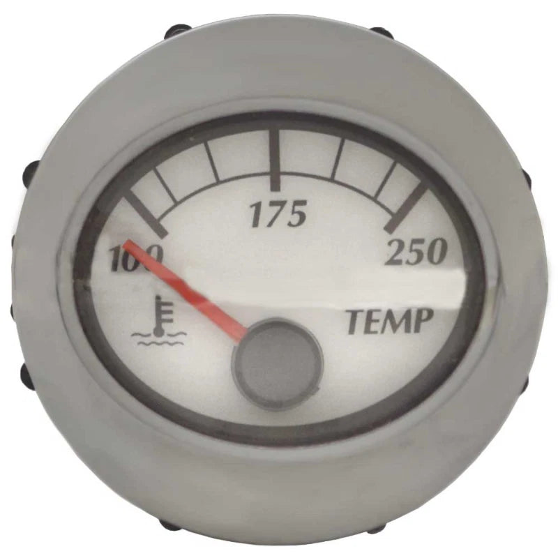 Faria Boat Temperature Gauge GP5041A - Calypso 2 Inch Silver White