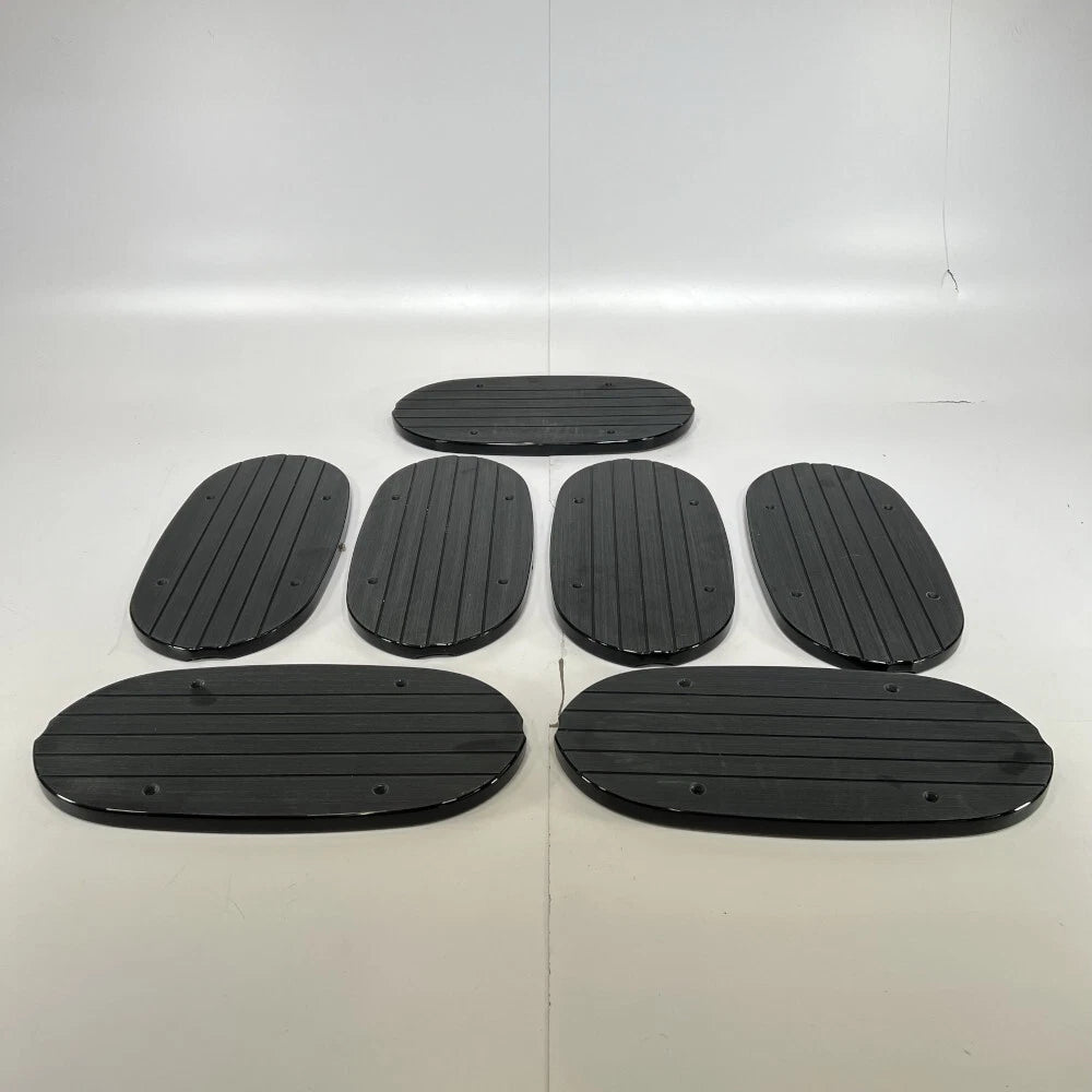 Platsic Boarding Steps for Marine Boat 7 Step Stairs Ladder 15.75" X 7.5