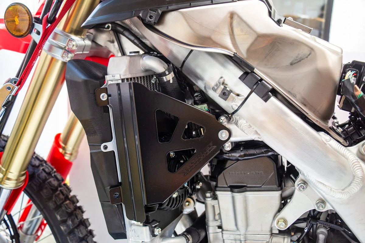 Works Radiator Braces for Honda CRF450L & CRF450X 2019-2023 Offroad