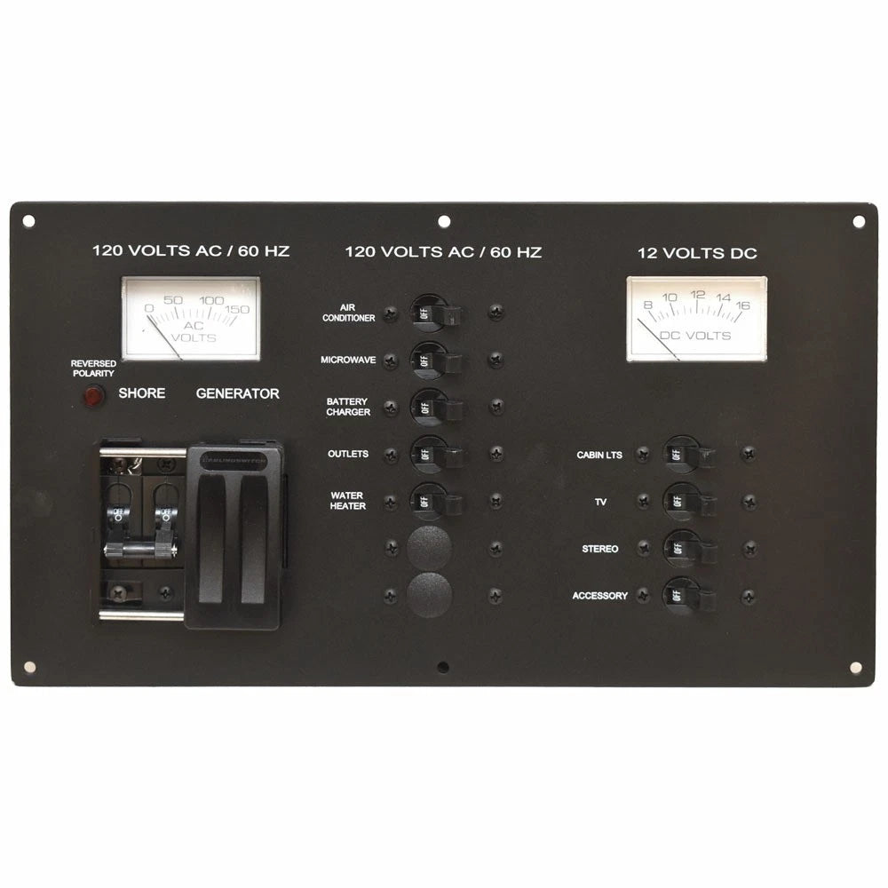 Cobalt Boat Breaker Panel 415882 - 120VAC 12VDC 60 Hz 241-06741-P