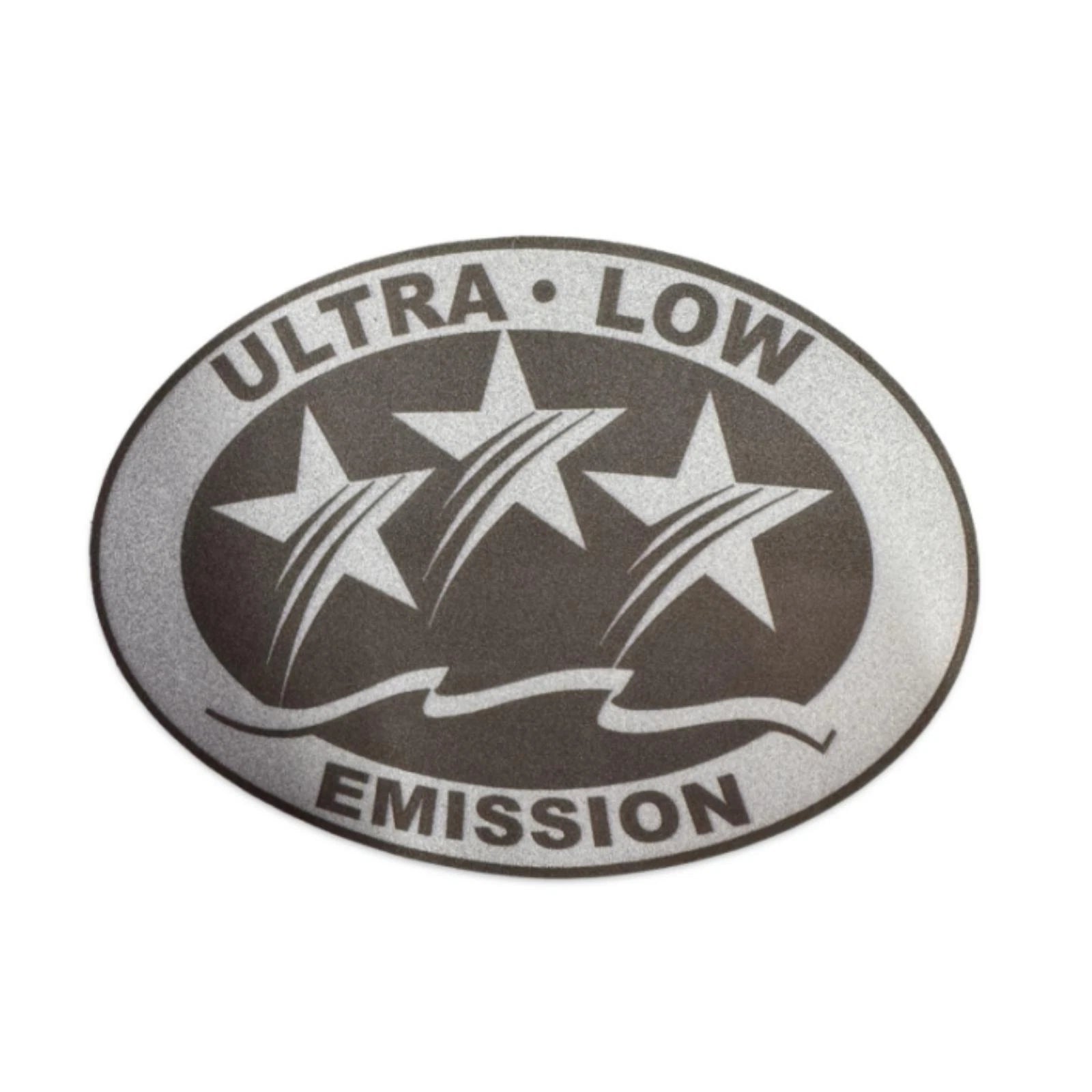 Johnson Evinrude Tohatsu Outboard Ultra Low Emission 3 Star Sticker Light Gray