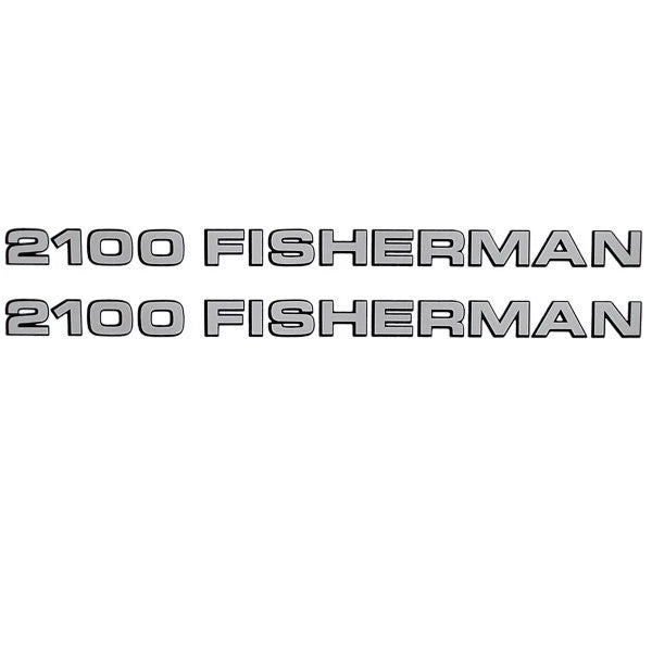 Lund Boat Decal Stickers - 2100 Fisherman 18 7/8 Inch