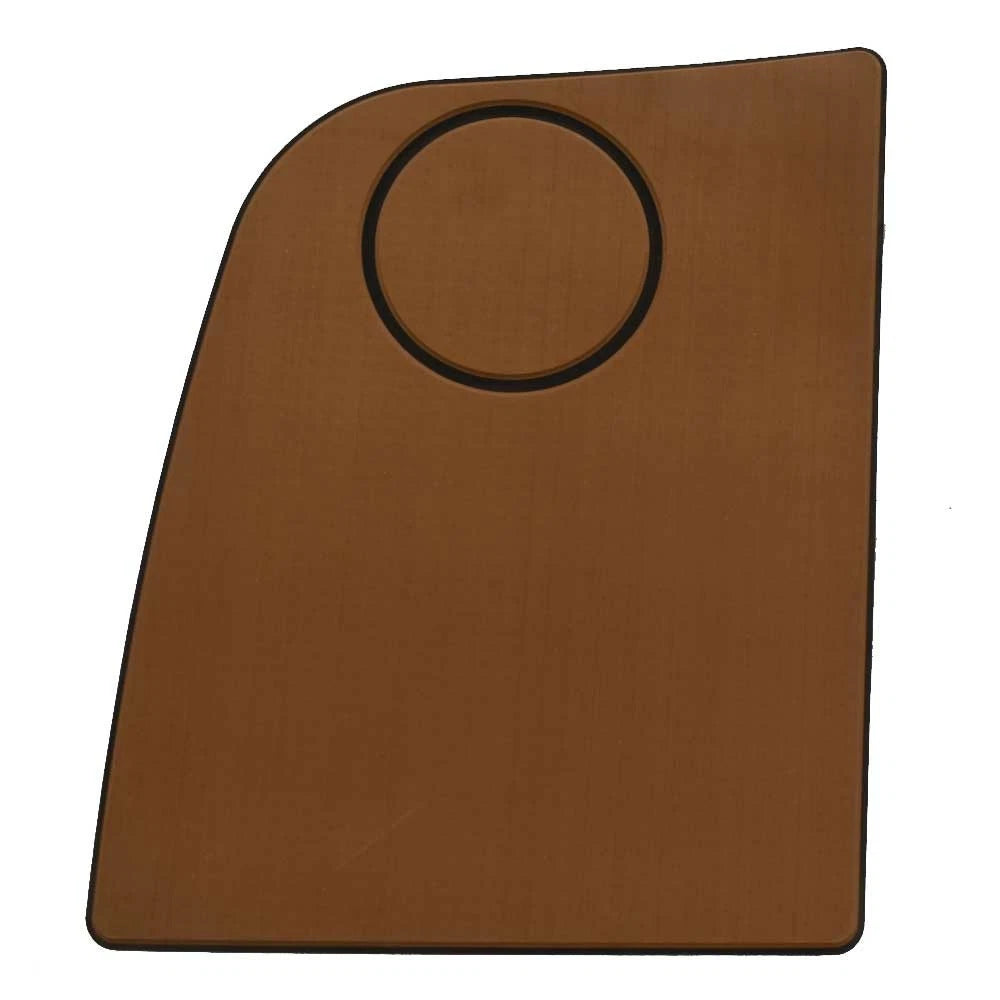 Viaggio Boat Non-Skid Deck Mat 1002 - Mocha Brown - Black Brushed