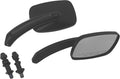 HardDrive Black Rectangle Side Mirrors for Harley Davidson XG & XL Models