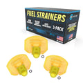 QFS Fuel Pump Filter Strainers [3] for 2012-2020 Kawasaki Ninja 650 #49040-0754