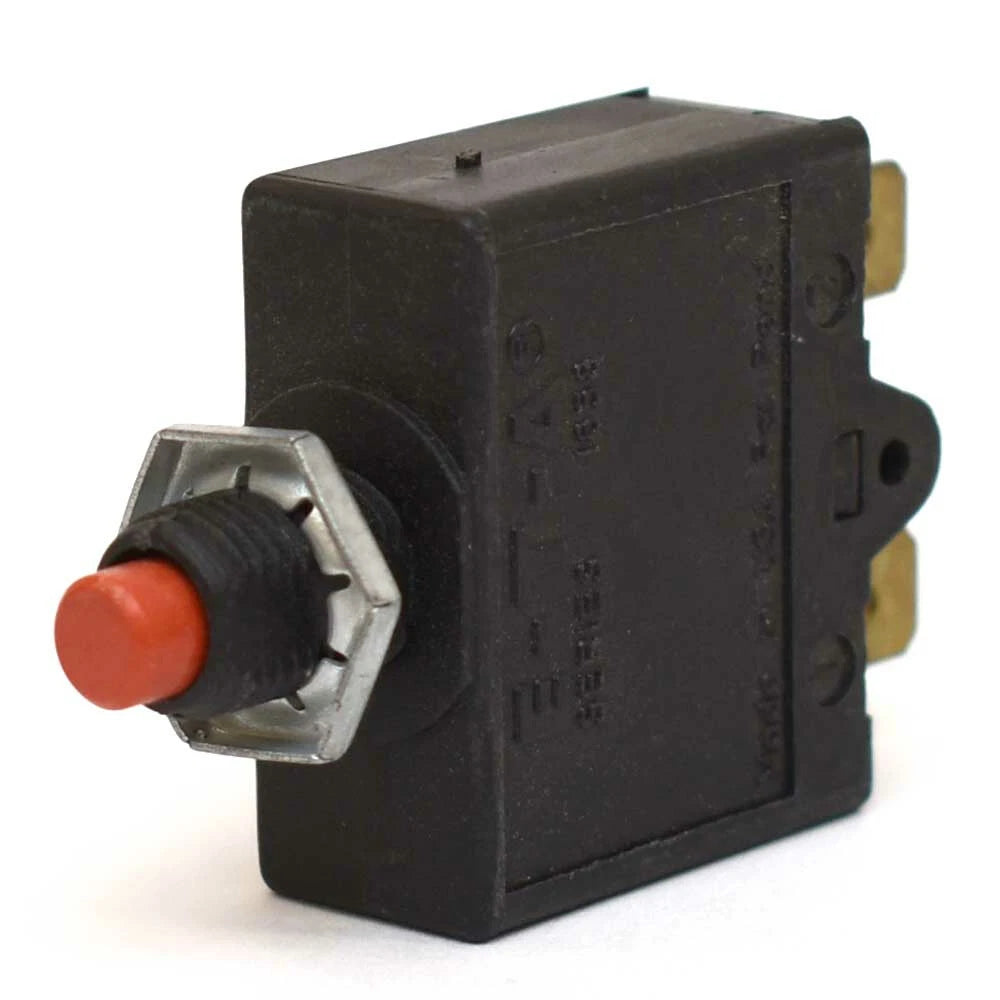 ETA Boat Push to Reset Breaker - 5A - 250VAC Matte Black