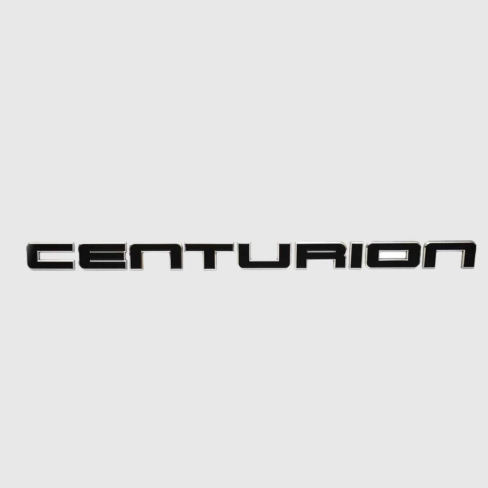 Centurion Boat Raised Decal U32589-01 - Matte Black Silver Chromax